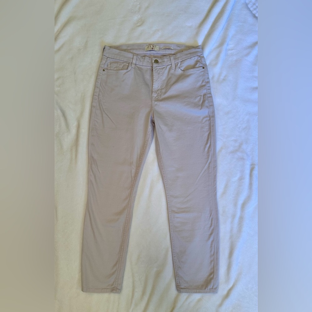 Jen7 - 7 for all mankind - size 8 - lilac jeans/cotton pants/chinos